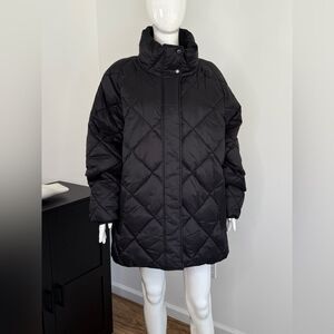 BARBOUR HOXA Quilted Jacket S Black Size 2X